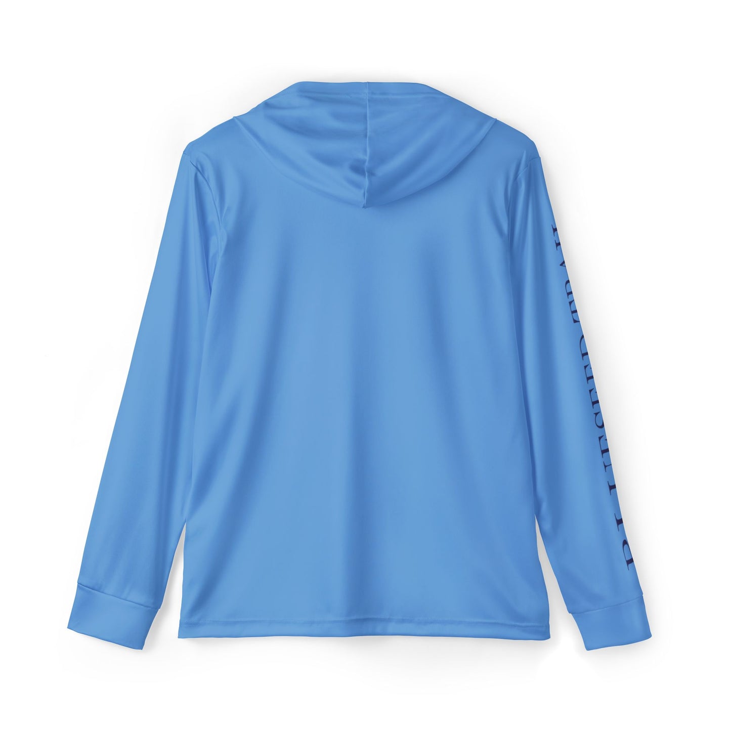 Men's Sports Warmup Hoodie — Lightweight Athletic Pullover (Light Blue)