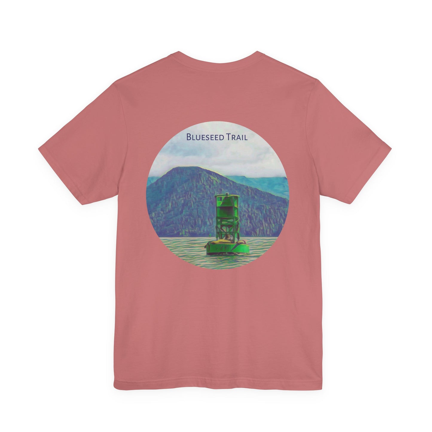 Blueseed Trail Short Sleeve Tee - Relaxed Vibe, Perfect for Outdoor Lovers, Nature Enthusiasts, Hiking, Travel, Gift Idea