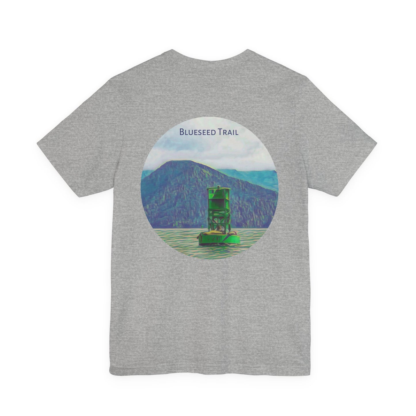 Blueseed Trail Short Sleeve Tee - Relaxed Vibe, Perfect for Outdoor Lovers, Nature Enthusiasts, Hiking, Travel, Gift Idea