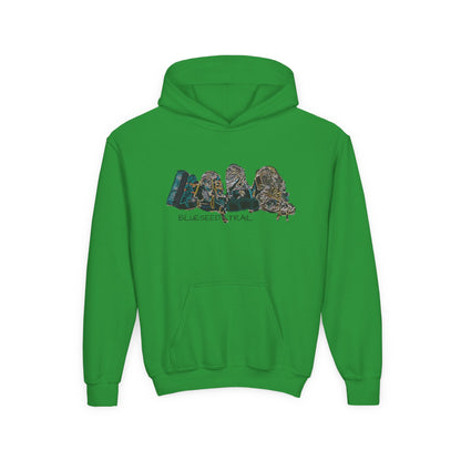 Youth Hoodie – Retro Backpacking Graphic