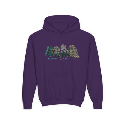 Youth Hoodie – Retro Backpacking Graphic