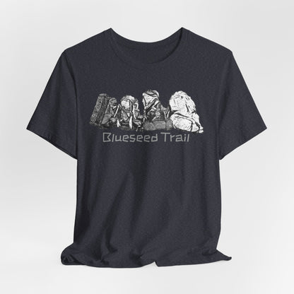 Blueseed Trail T-Shirt — Hiking Backpack Graphic Tee