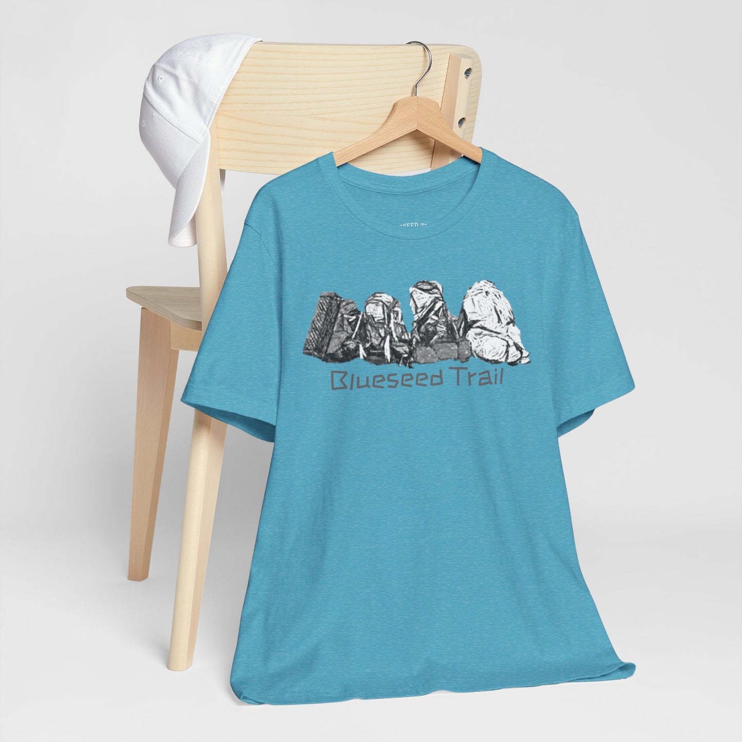 Blueseed Trail T-Shirt — Hiking Backpack Graphic Tee