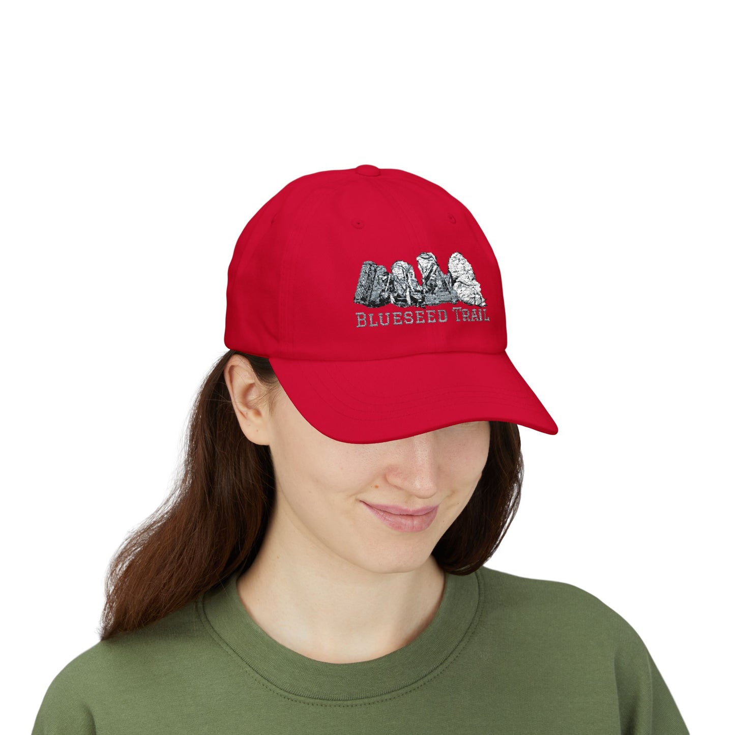 Dad Cap — Blueseed Trail Backpack Embroidered Hat