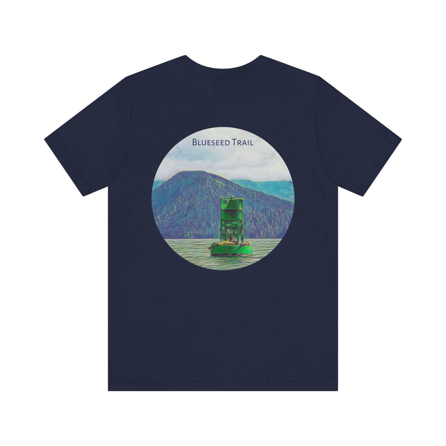 Blueseed Trail Short Sleeve Tee - Relaxed Vibe, Perfect for Outdoor Lovers, Nature Enthusiasts, Hiking, Travel, Gift Idea