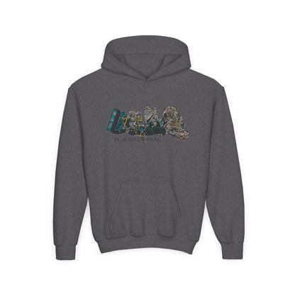 Youth Hoodie – Retro Backpacking Graphic